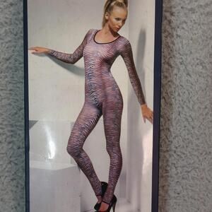 Fever Lingerie Body Suit Roger Print One Size Fits Most